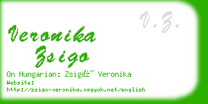 veronika zsigo business card